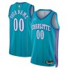 Camiseta Hombre NBA Charlotte Hornets Personalizadas 2023-24 Jordan Classic Edition Teal Swingman